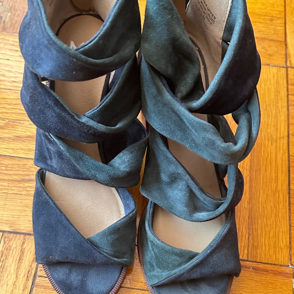 Leather Strappy Heel from Anthropologie 8.5